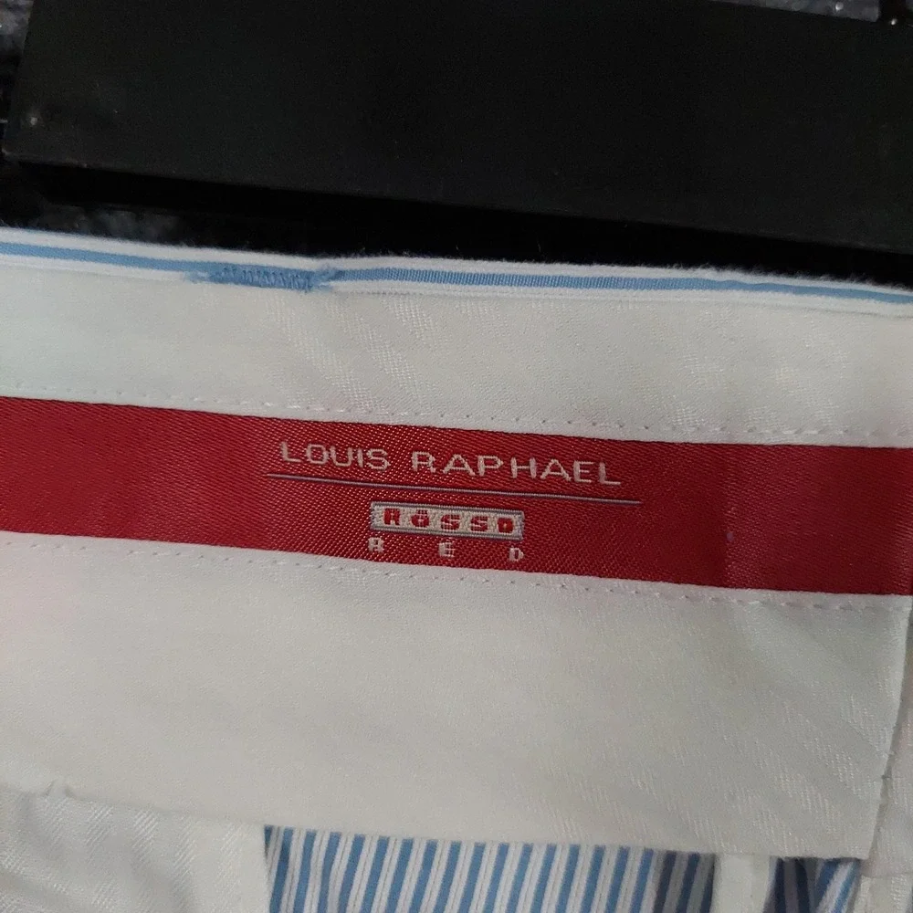 Vintage Louis Raphael Seersucker Pants Mens 34x30 (Fits 34x29) Summer Boating